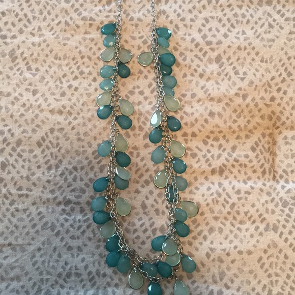 Charming Charlie teal fashion necklace - Picture 1 of 4